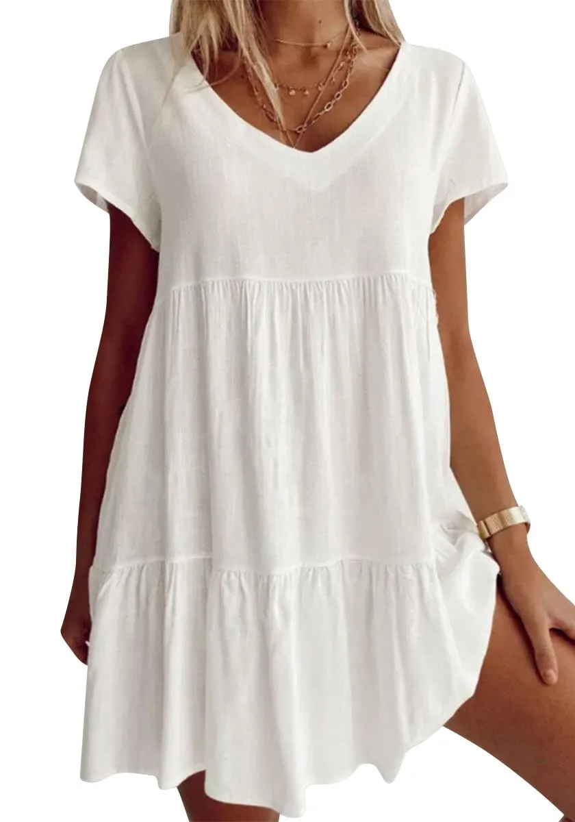 Suzy - Breezy V-Neck Dress