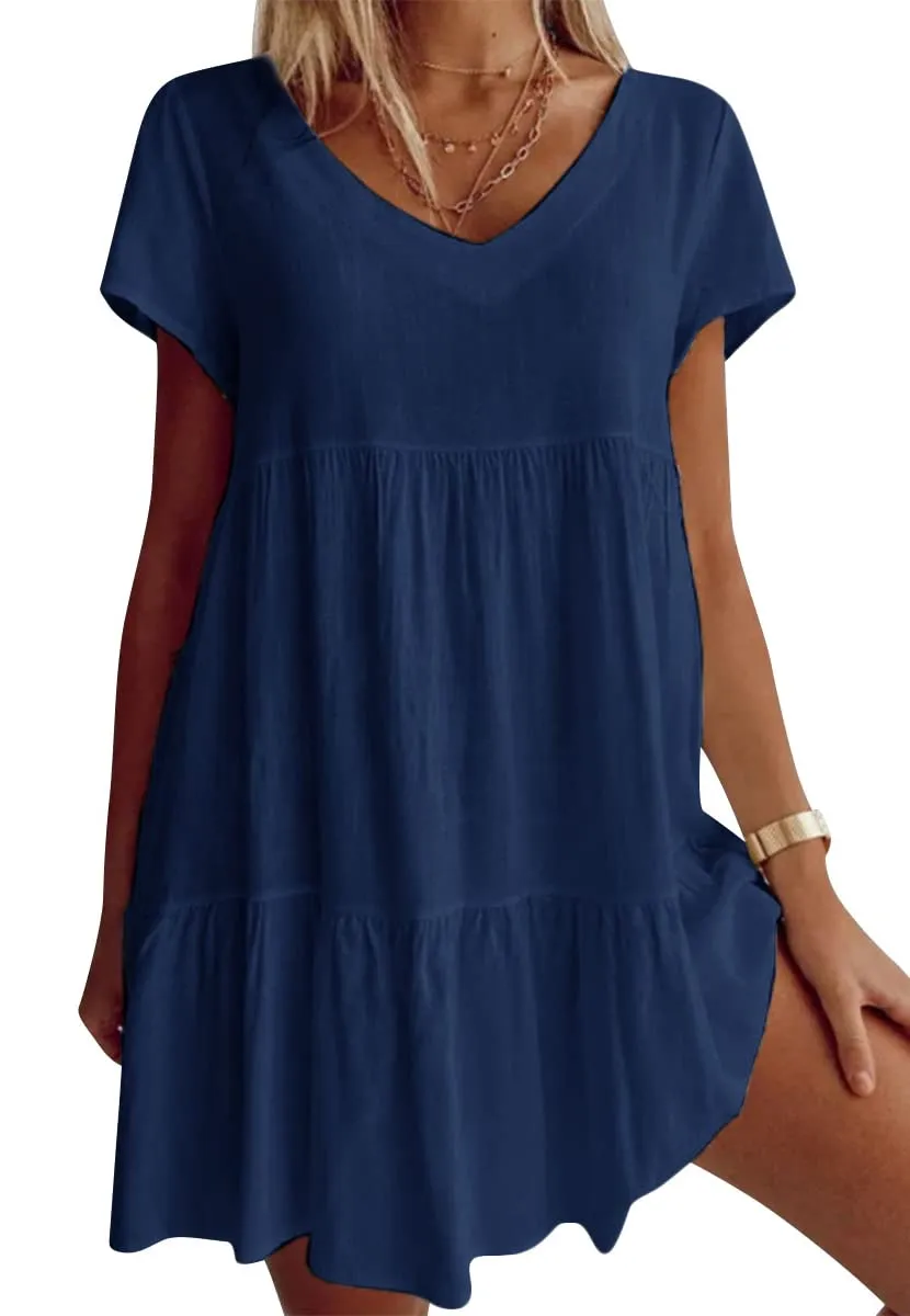 Suzy - Breezy V-Neck Dress