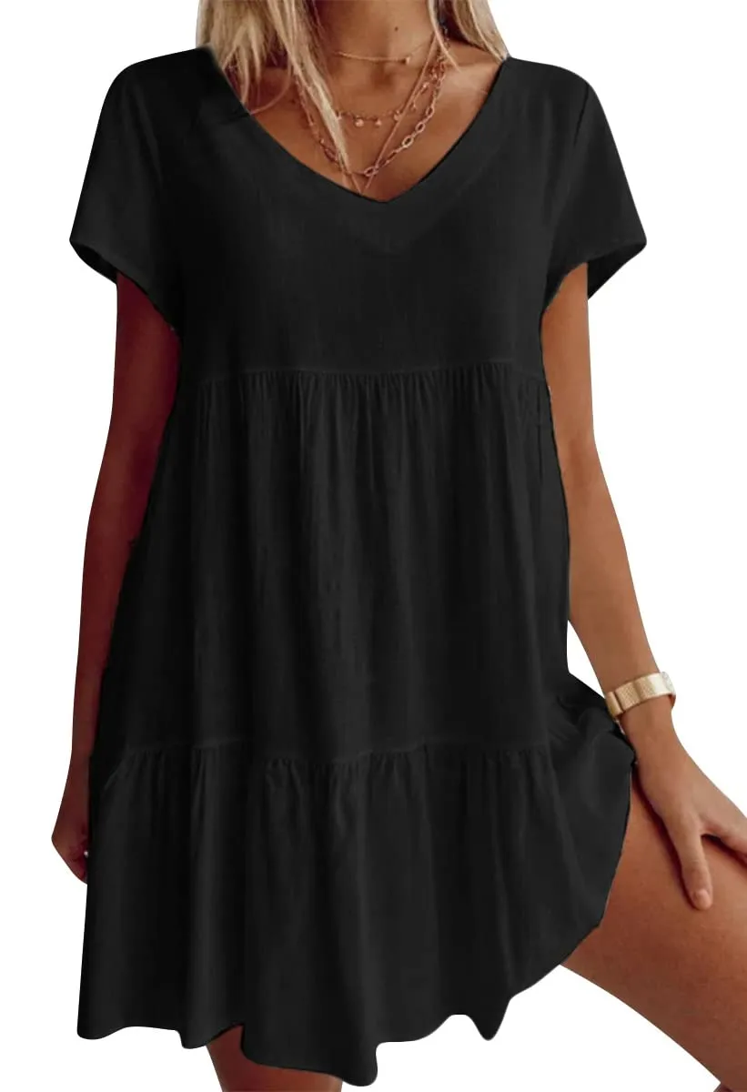 Suzy - Breezy V-Neck Dress