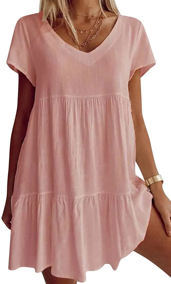 Suzy - Breezy V-Neck Dress