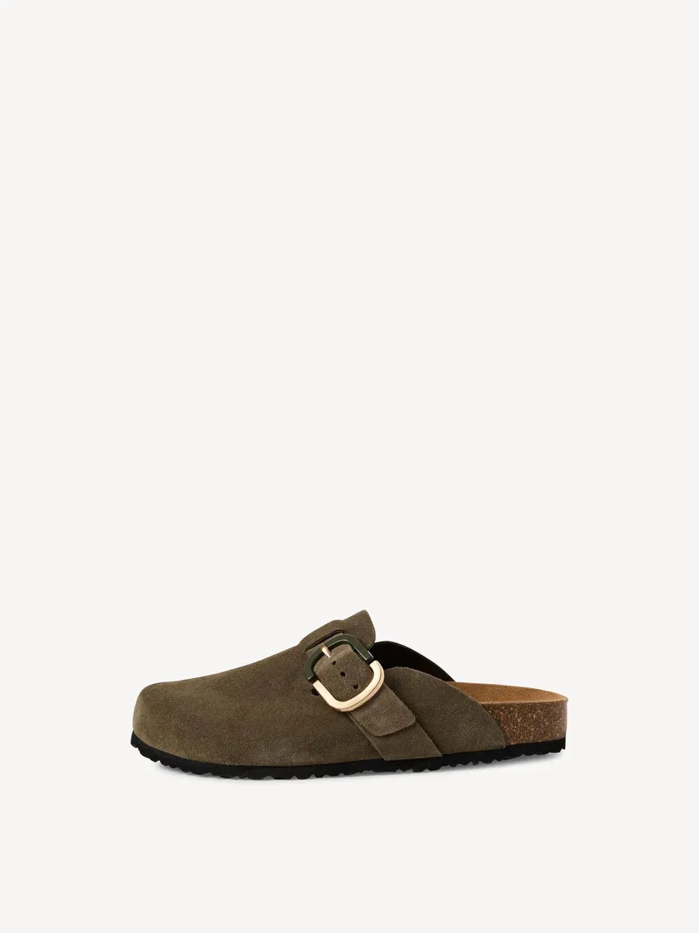 Tamaris - 27600 Olive Green Suede Mule
