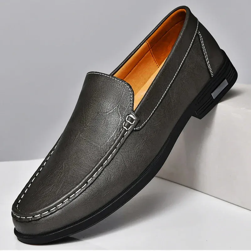 The Lennox Leather Slip-Ons