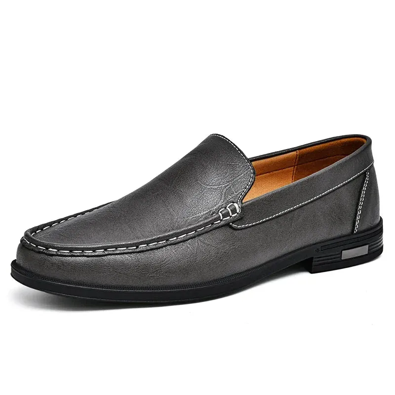 The Lennox Leather Slip-Ons