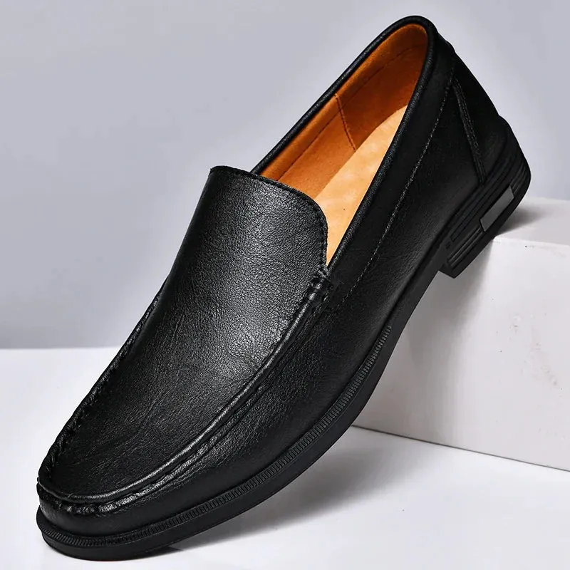 The Lennox Leather Slip-Ons