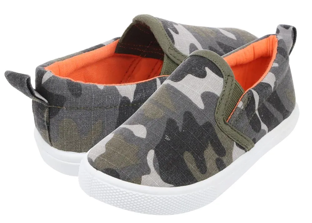 Toddler Boys Camo Slip-On Sneaker