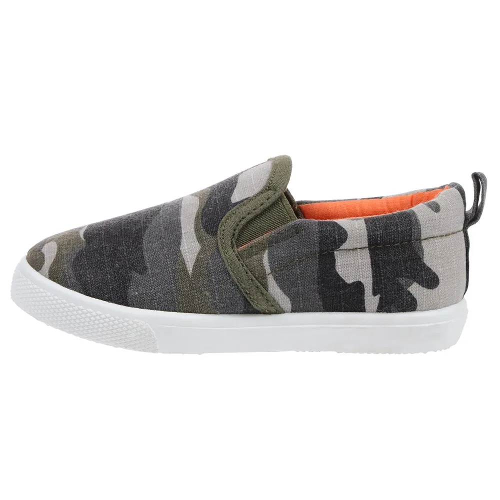 Toddler Boys Camo Slip-On Sneaker