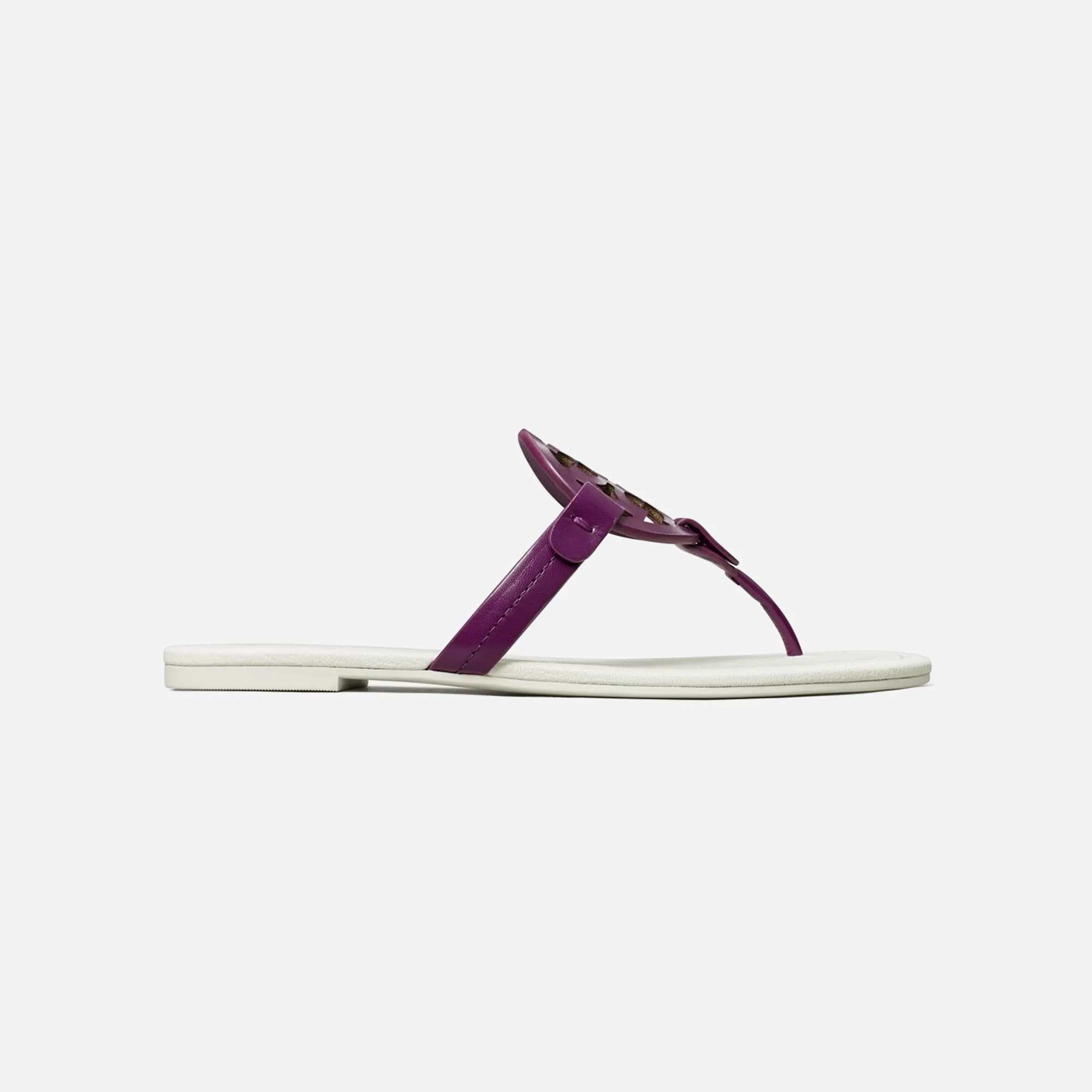 Tory Burch Miller Sandal Violet Wave/ Blanc