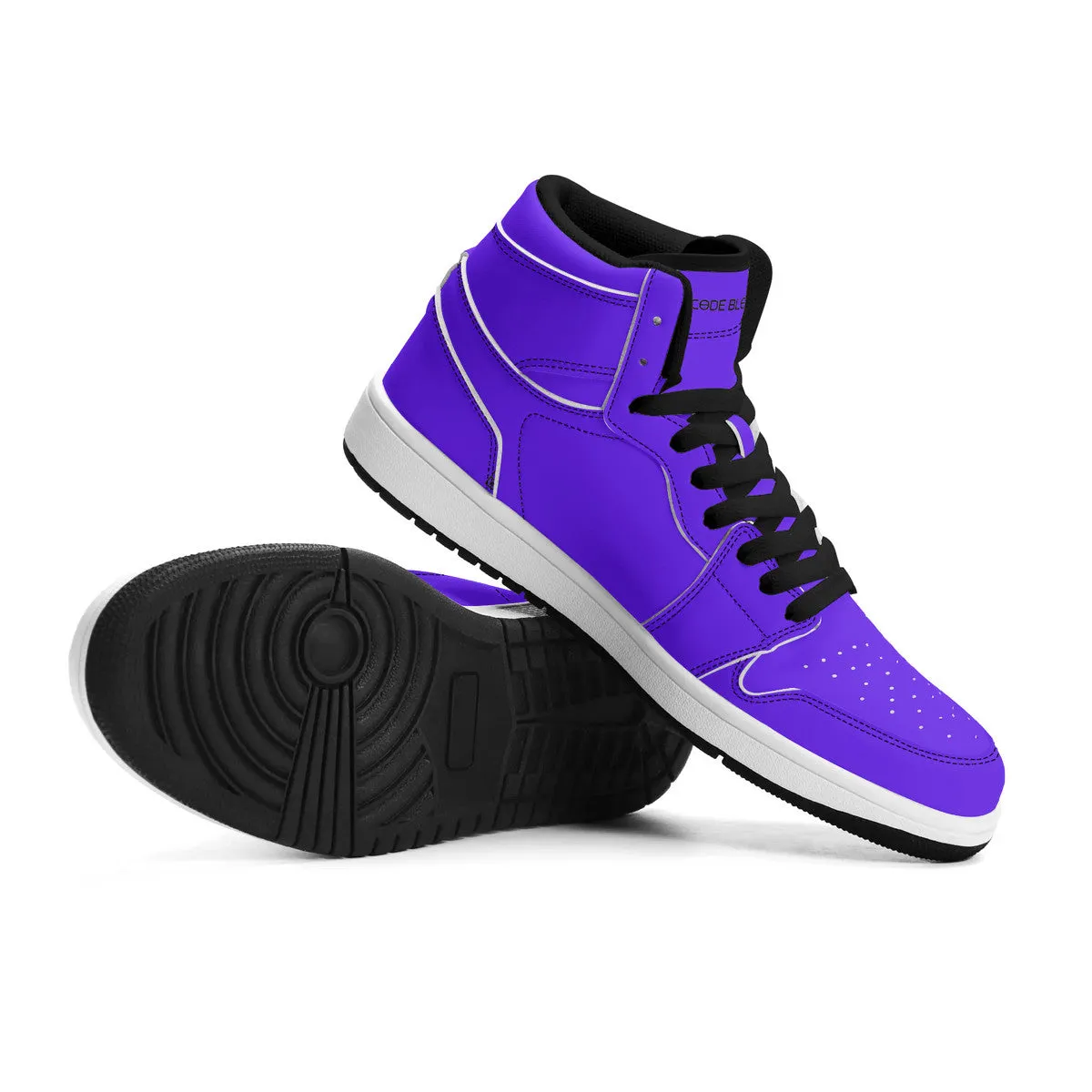 Unisex New Synthetic Leather High Top Sneakers