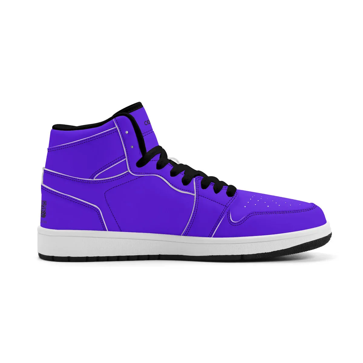 Unisex New Synthetic Leather High Top Sneakers
