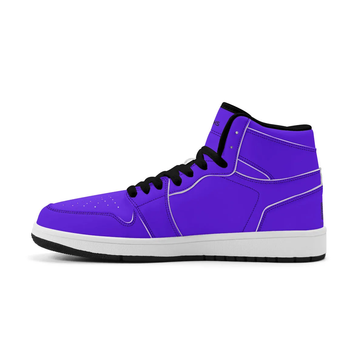 Unisex New Synthetic Leather High Top Sneakers