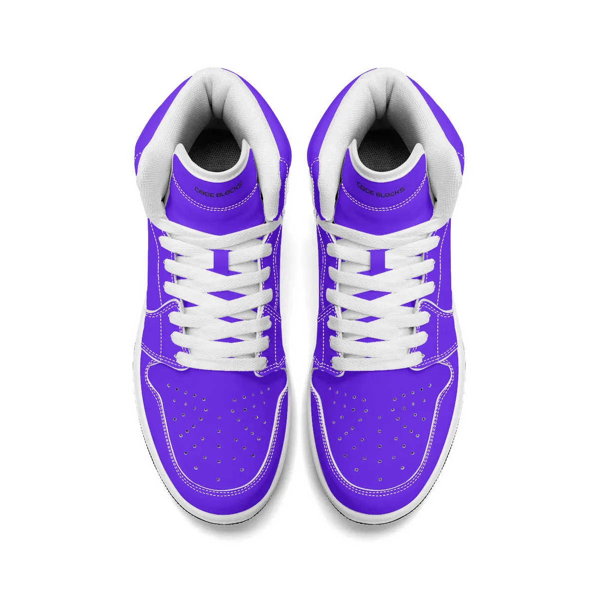Unisex New Synthetic Leather High Top Sneakers