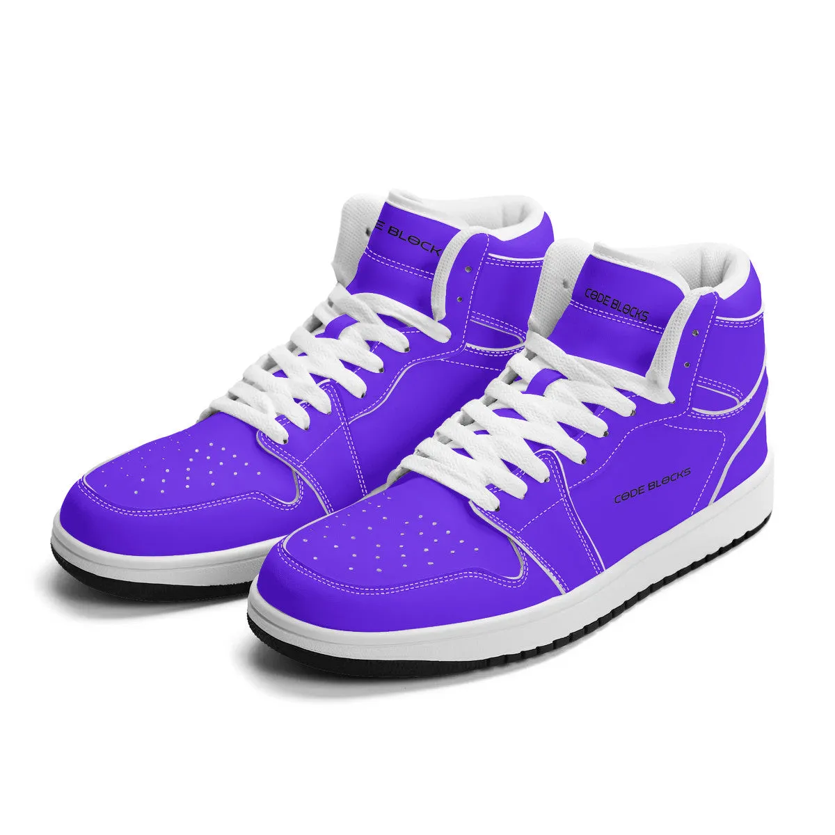 Unisex New Synthetic Leather High Top Sneakers