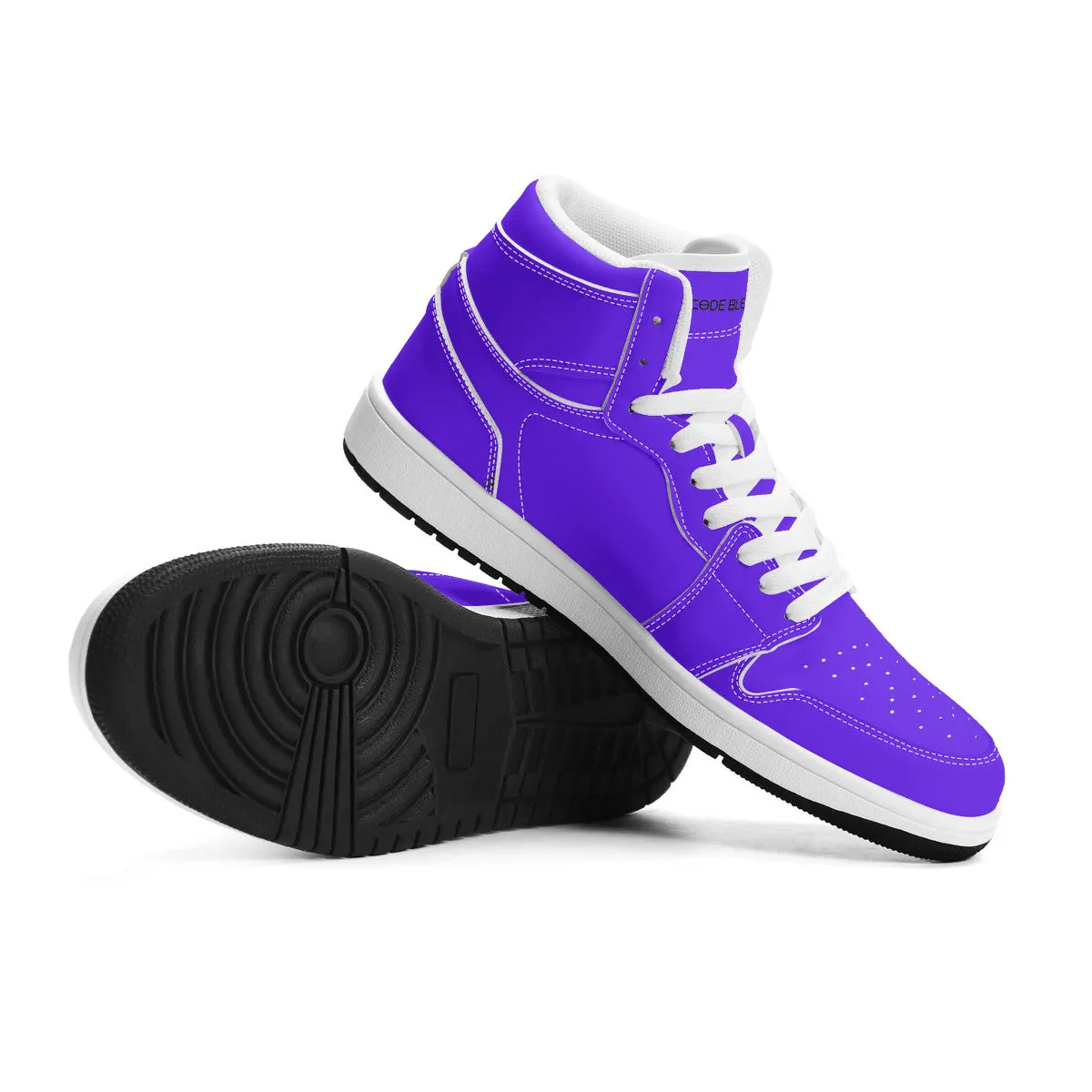 Unisex New Synthetic Leather High Top Sneakers