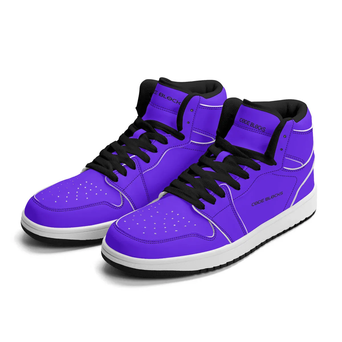 Unisex New Synthetic Leather High Top Sneakers