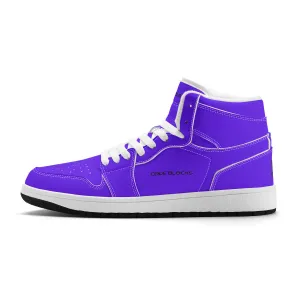 Unisex New Synthetic Leather High Top Sneakers