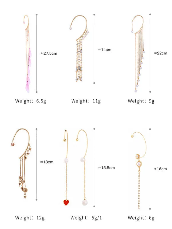Variety of Options Exaggerated 1pcs Long Earrings