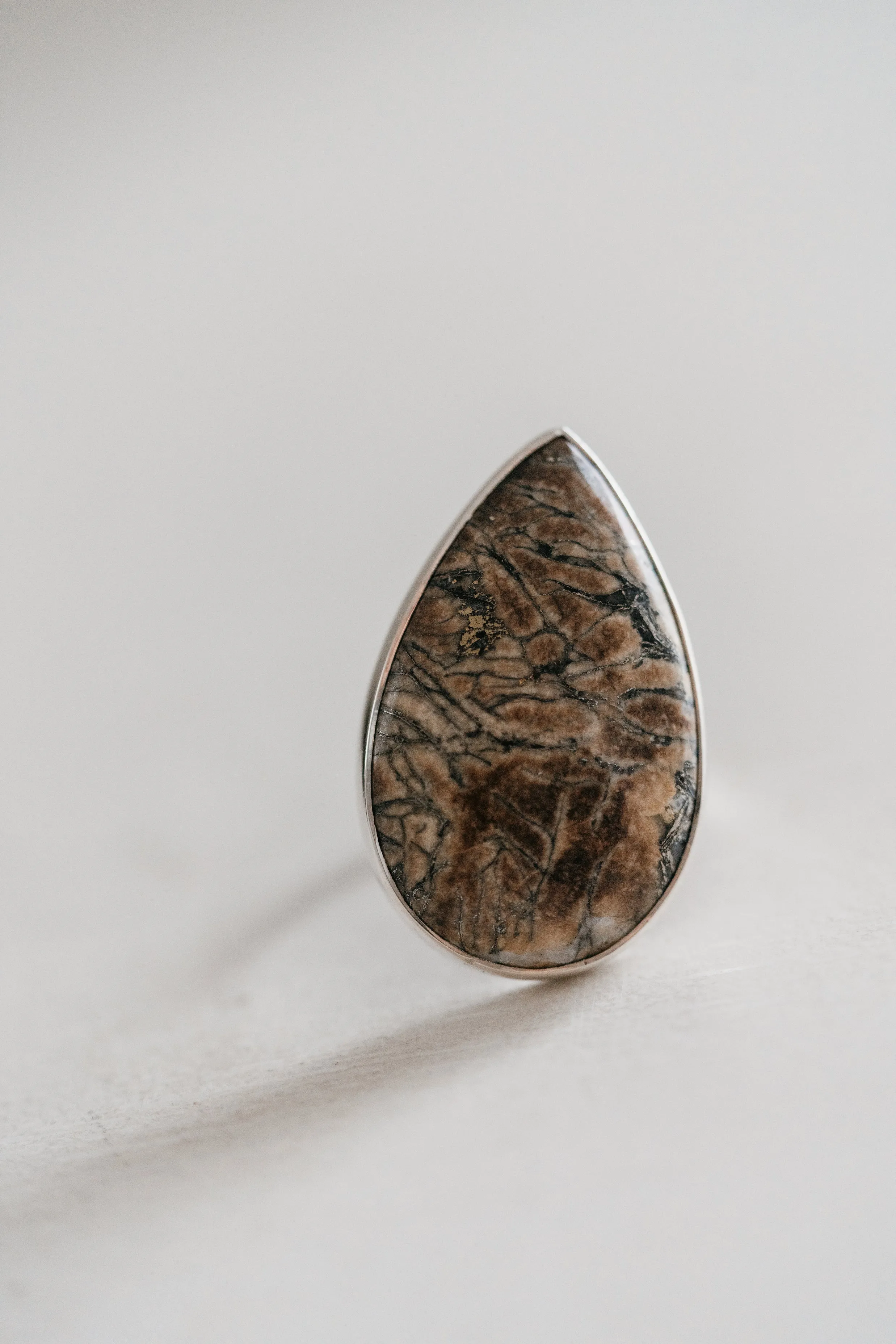 Vernon Ring | Feather Pyrite