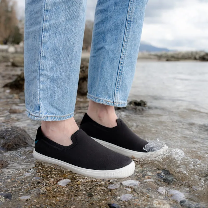 Vessi Boardwalk Slip On - Boulder Black