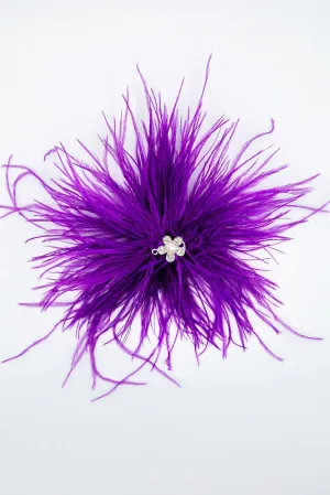 Violet Majesty: Feather Shoe Clip