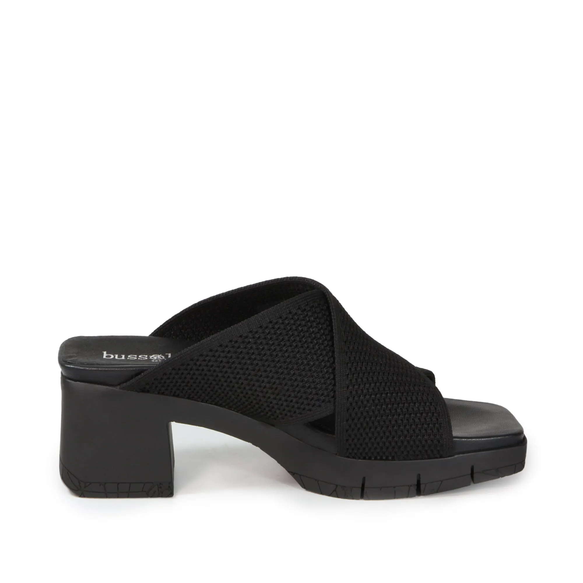 Volterra Cross Straps Heel Sandals (Nero)