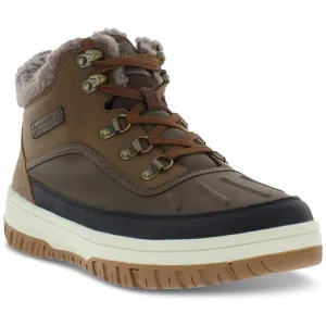 Weatherproof Vintage Mens Larry Cozy Winter & Snow Boots Brown 10 Medium (D)
