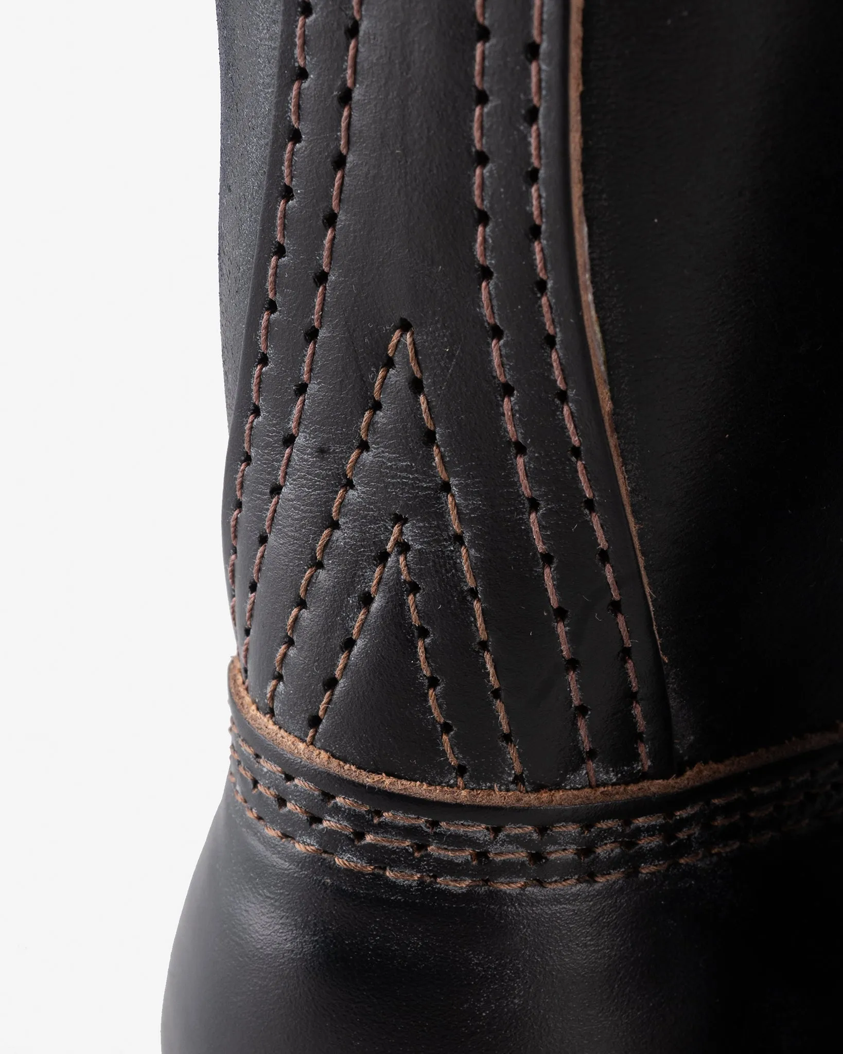 Wesco® - 10" Horween Horsehide  Engineer Boot - Black. The "Mister Lou"