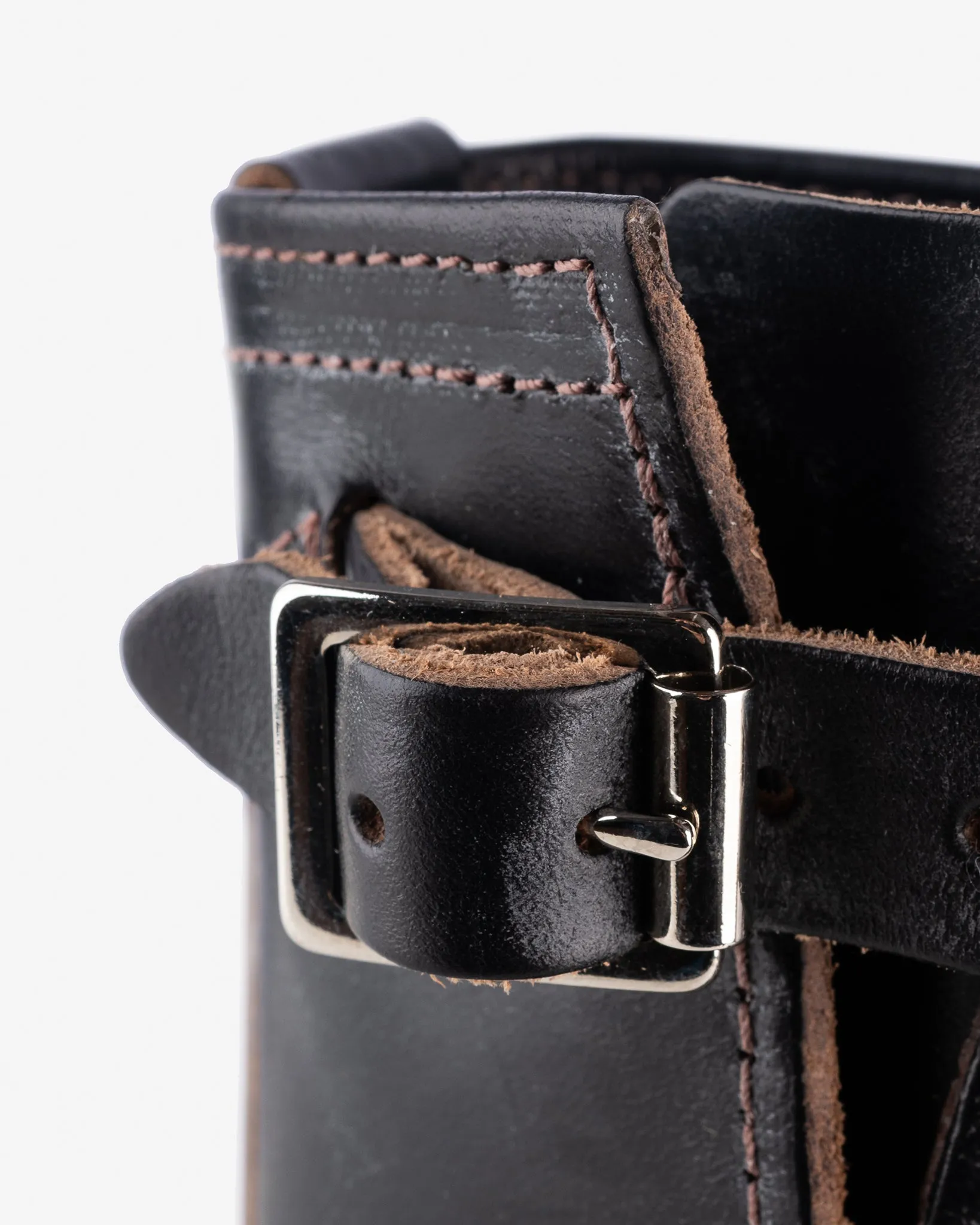 Wesco® - 10" Horween Horsehide  Engineer Boot - Black. The "Mister Lou"