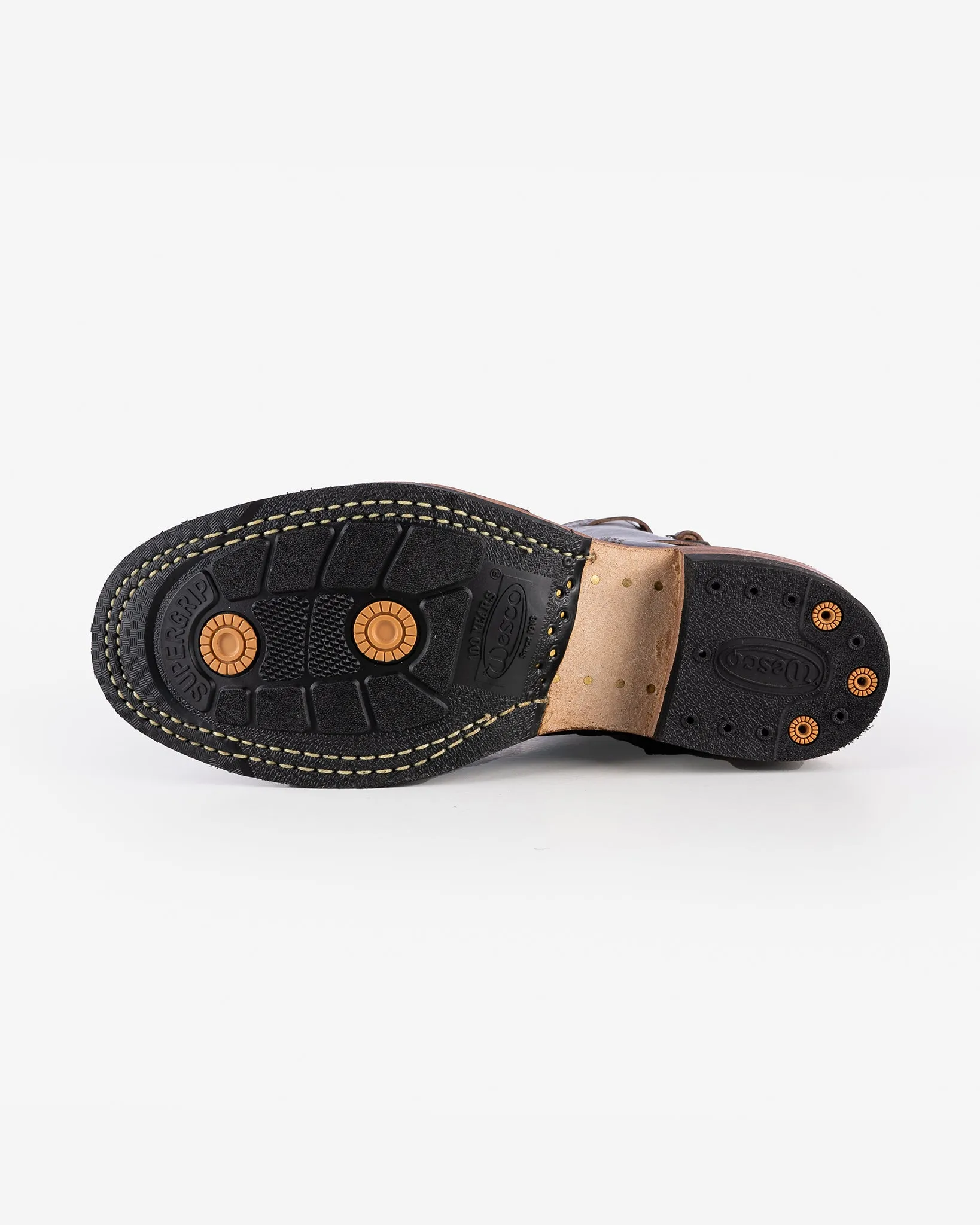 Wesco® - 10" Horween Horsehide  Engineer Boot - Black. The "Mister Lou"