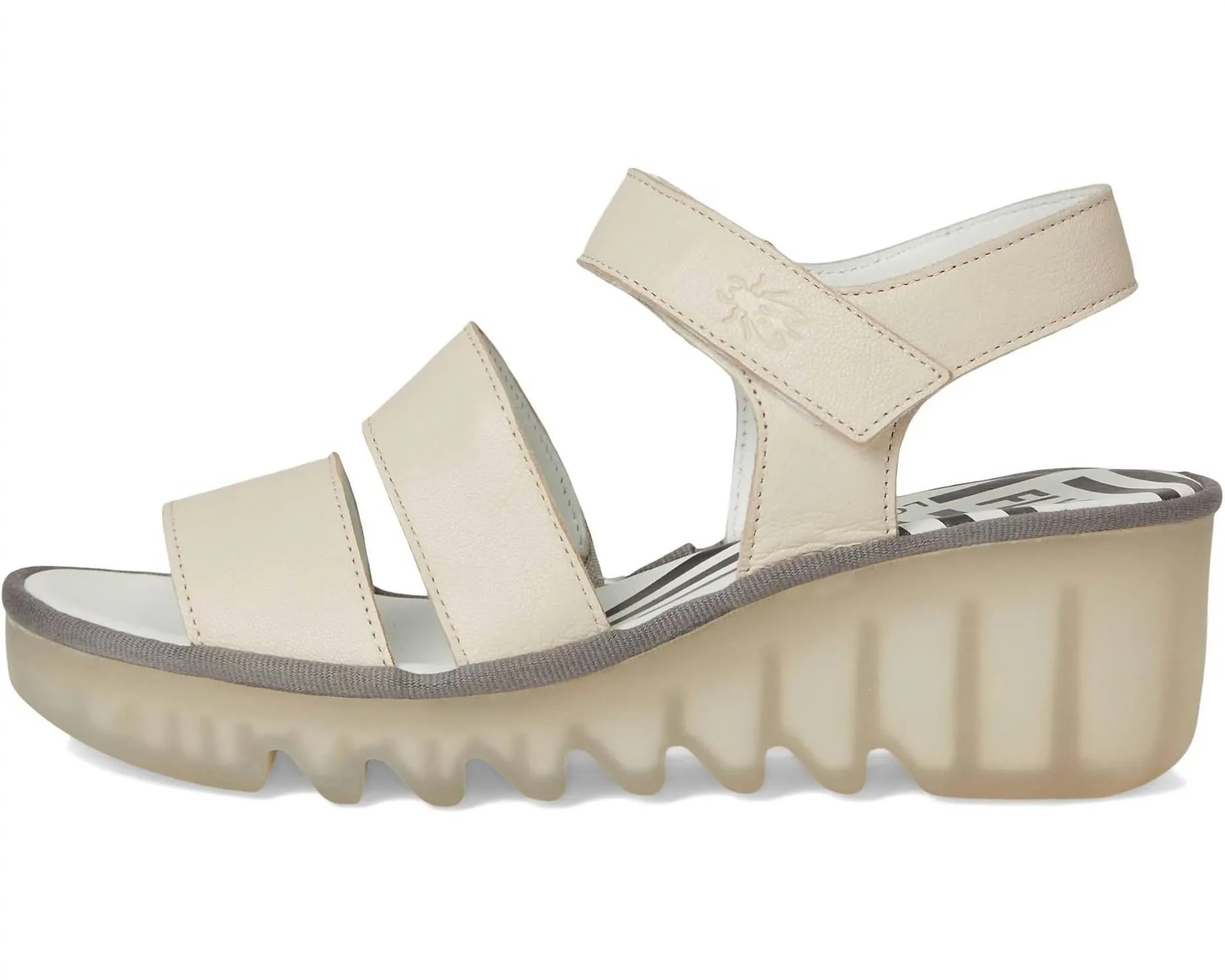 Women's Bexy575Fly Leather Sandal In Off White