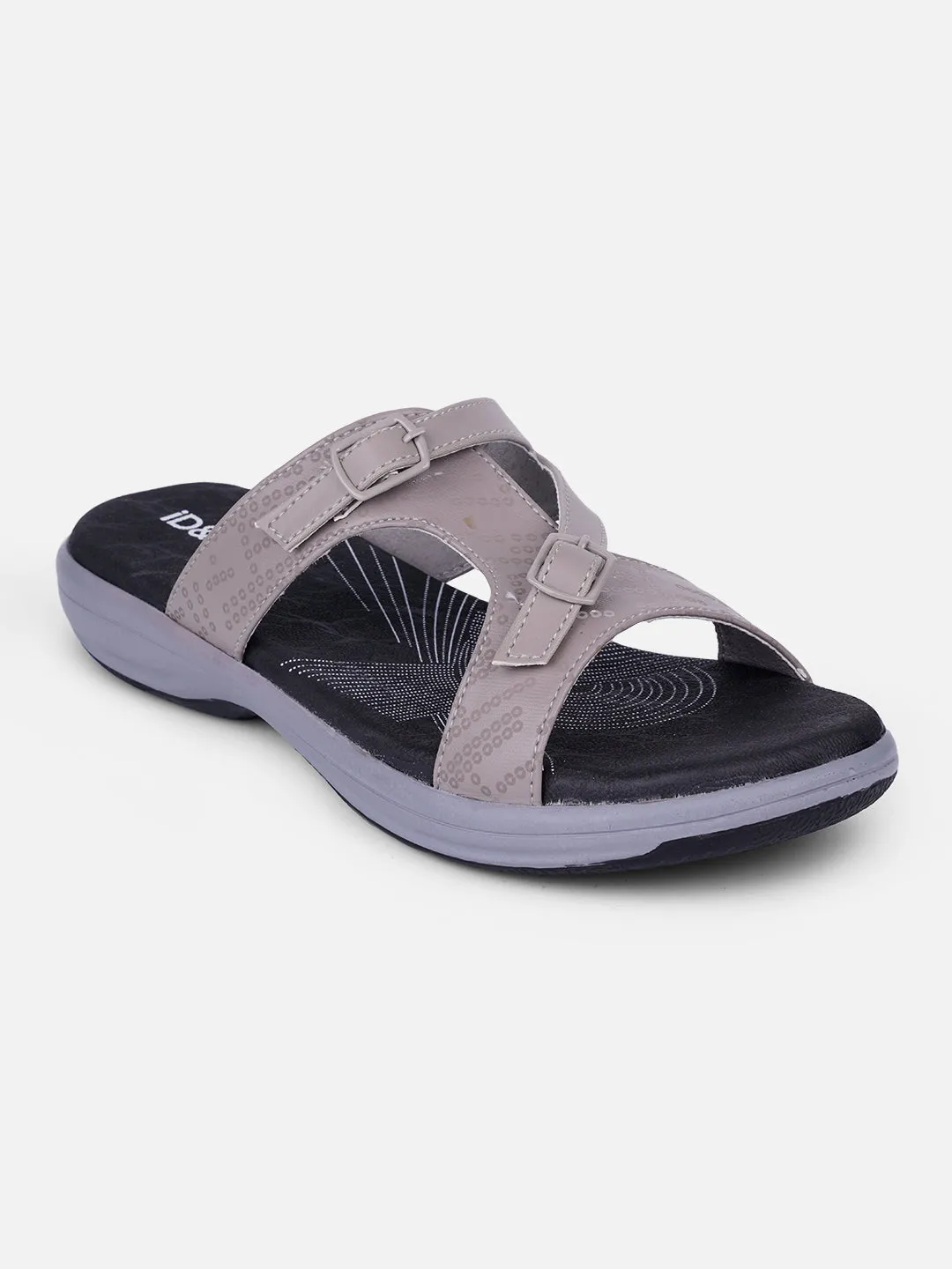 Women's Grey Comfort Sandals (IU6005)