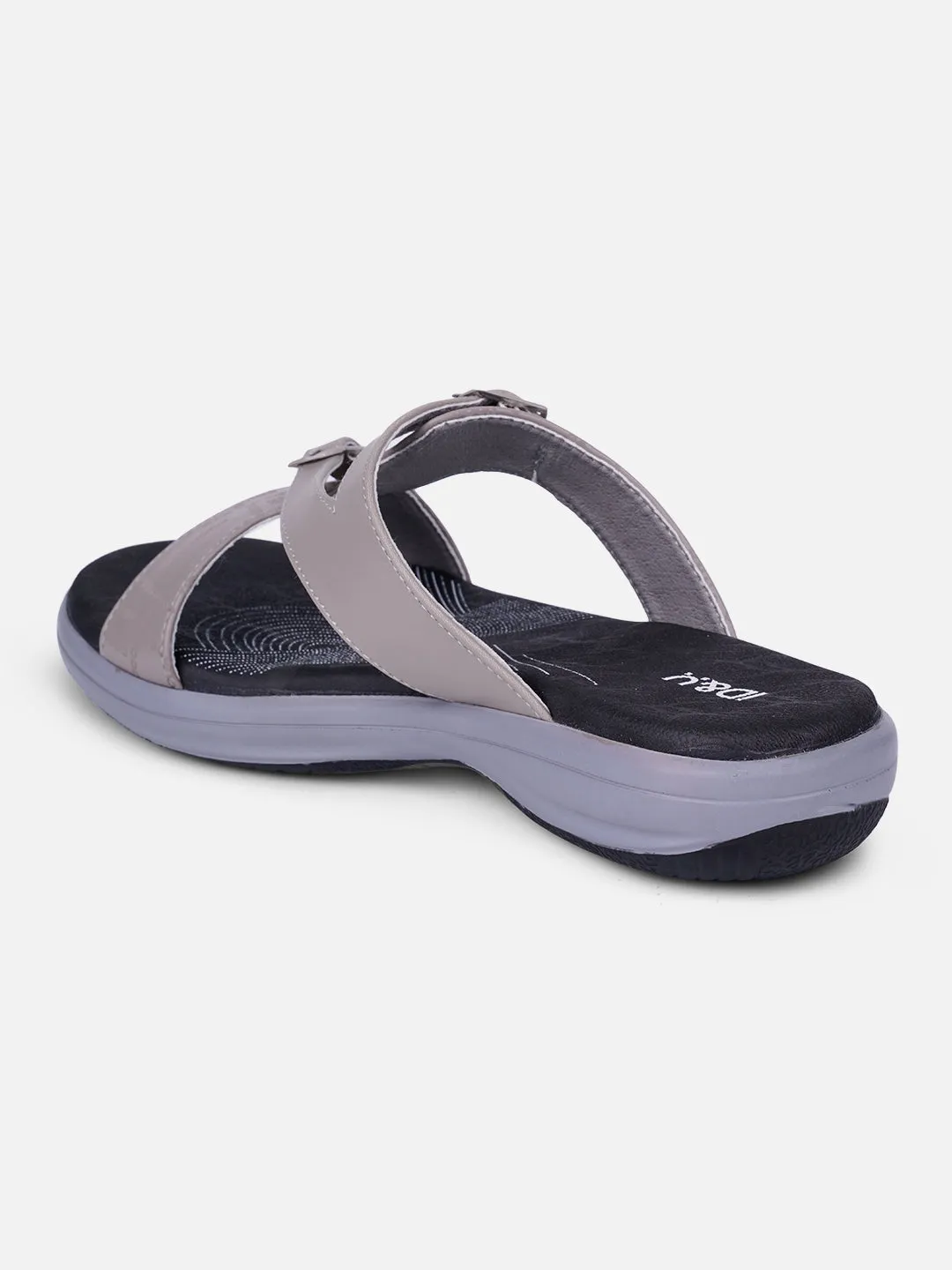 Women's Grey Comfort Sandals (IU6005)