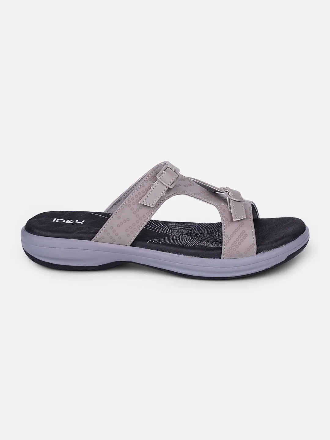 Women's Grey Comfort Sandals (IU6005)