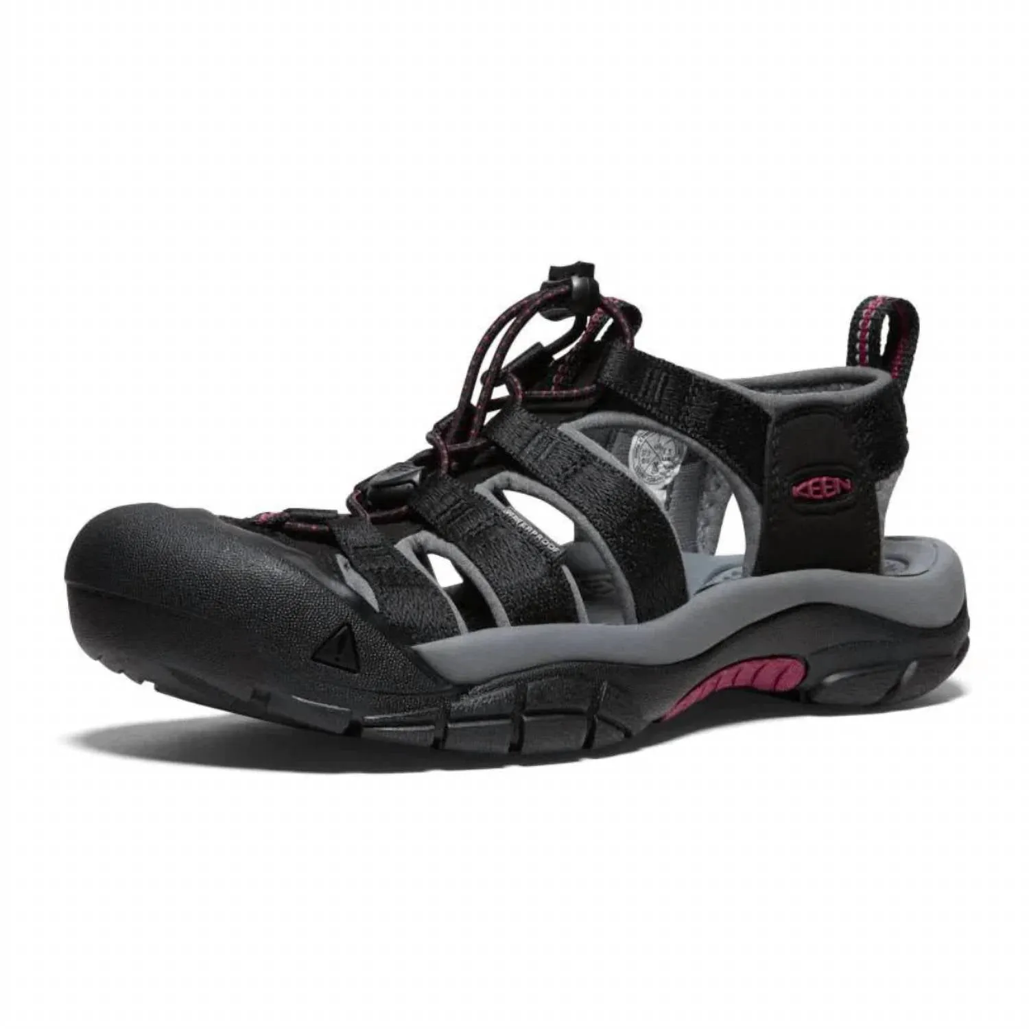 Women's Newport H2 Sandal In Black/raspberry Wine