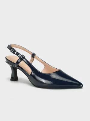 Womens "KOZUE" Pointy Slingback Sandals