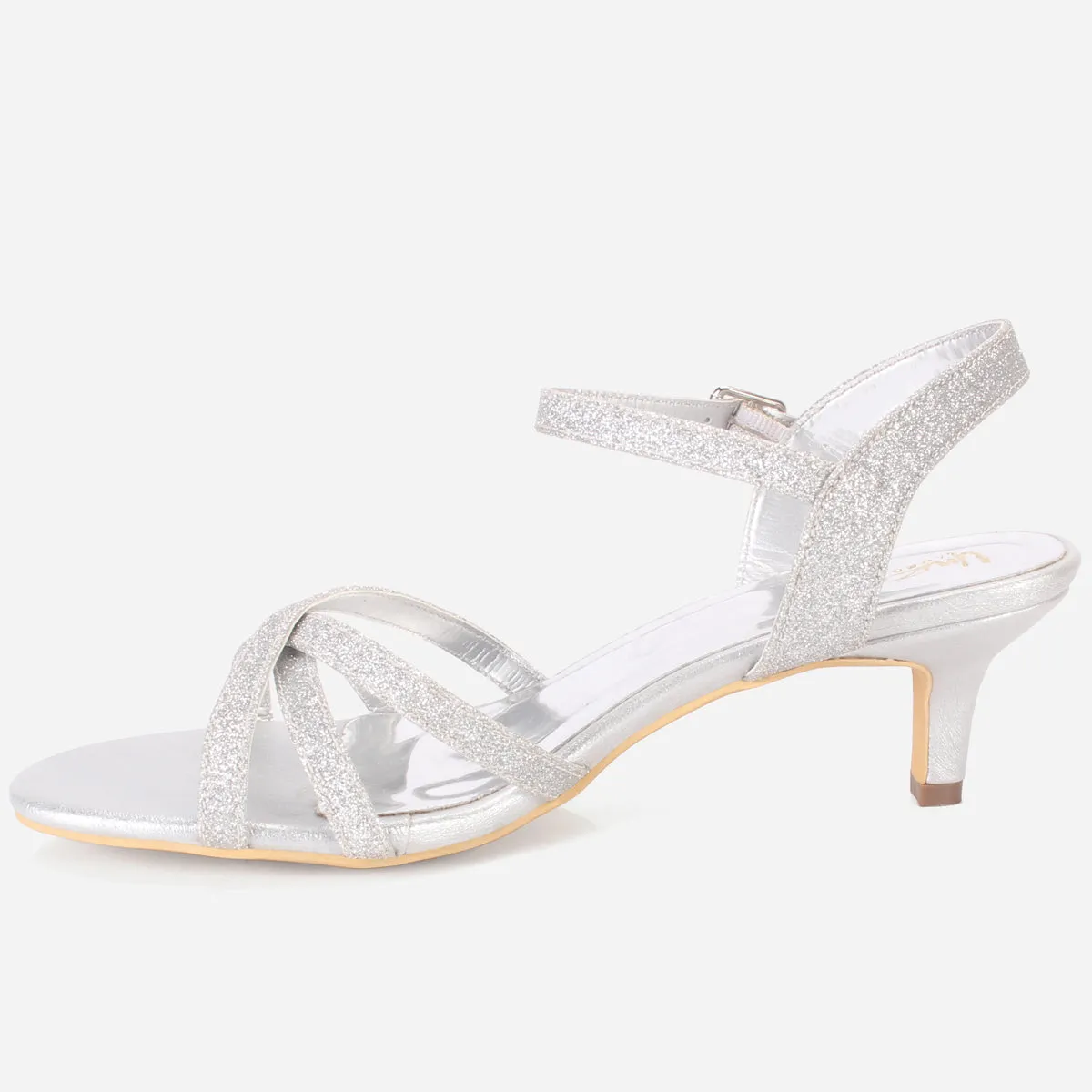 Womens "SHANELLE" Glitter Summer Sandals