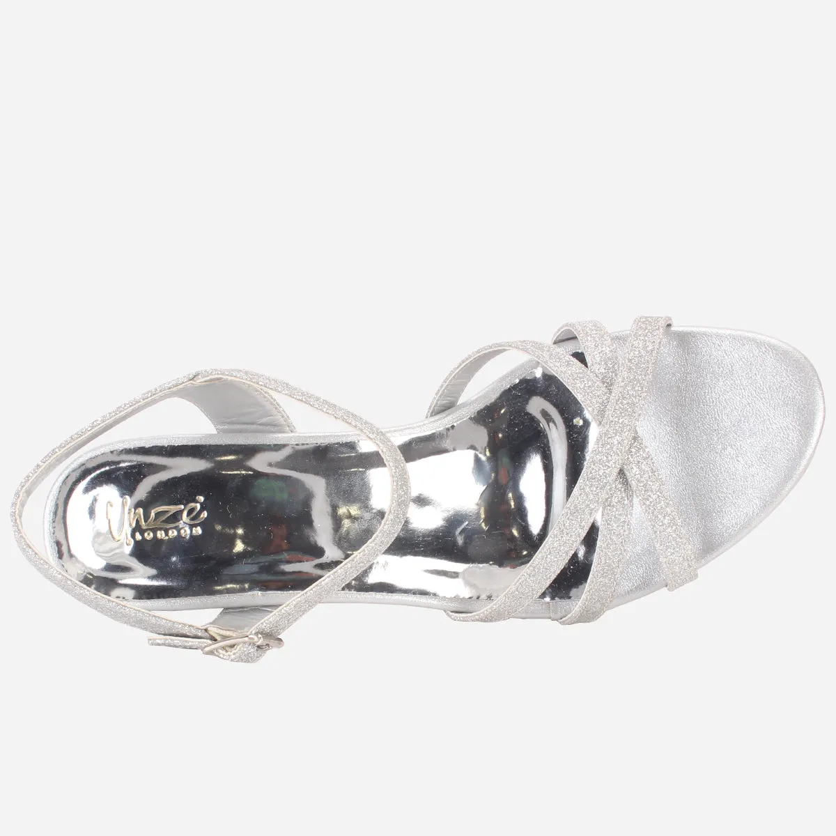 Womens "SHANELLE" Glitter Summer Sandals