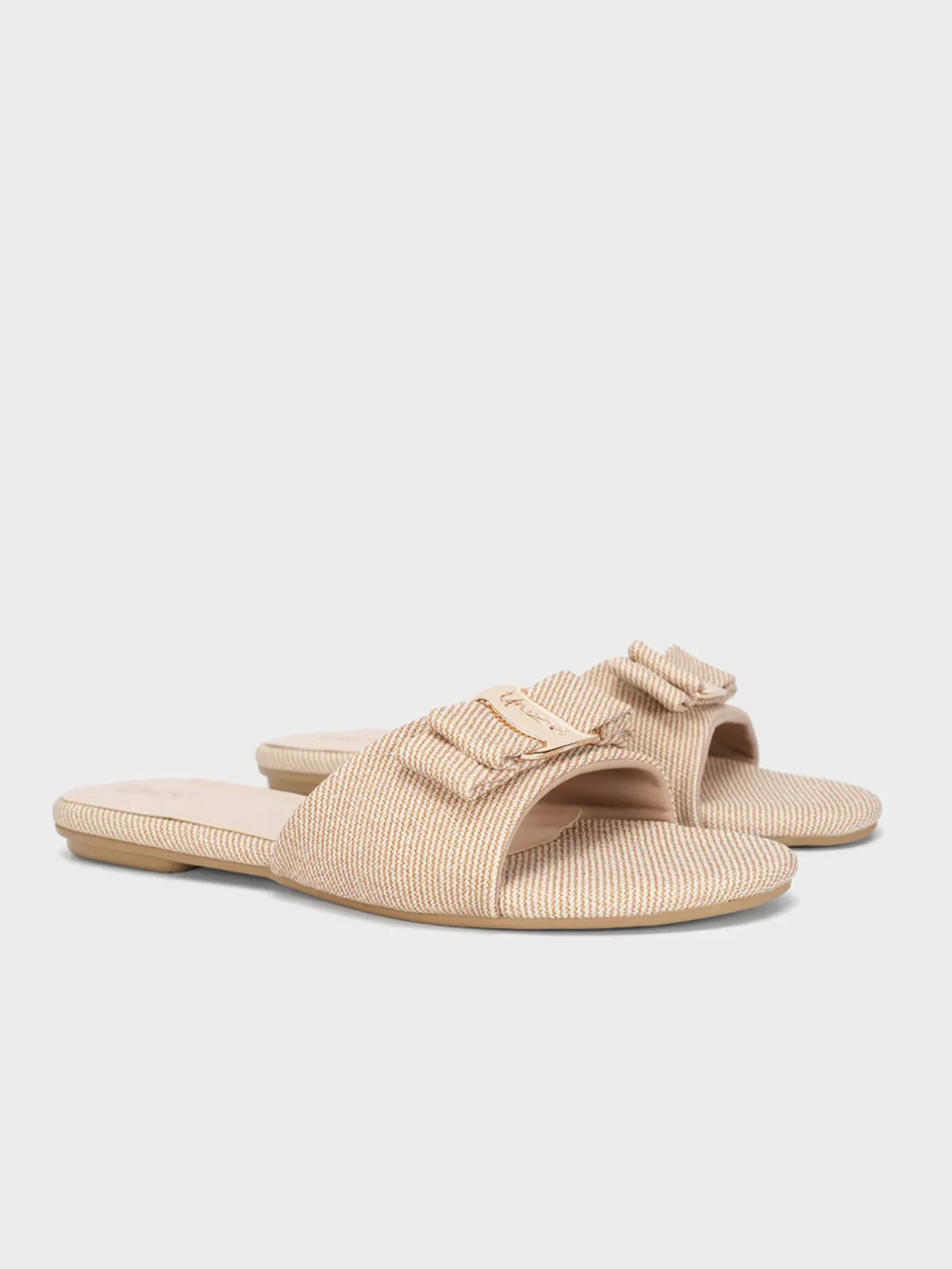 Womens "VINCENT" Decorated Summer Slippers