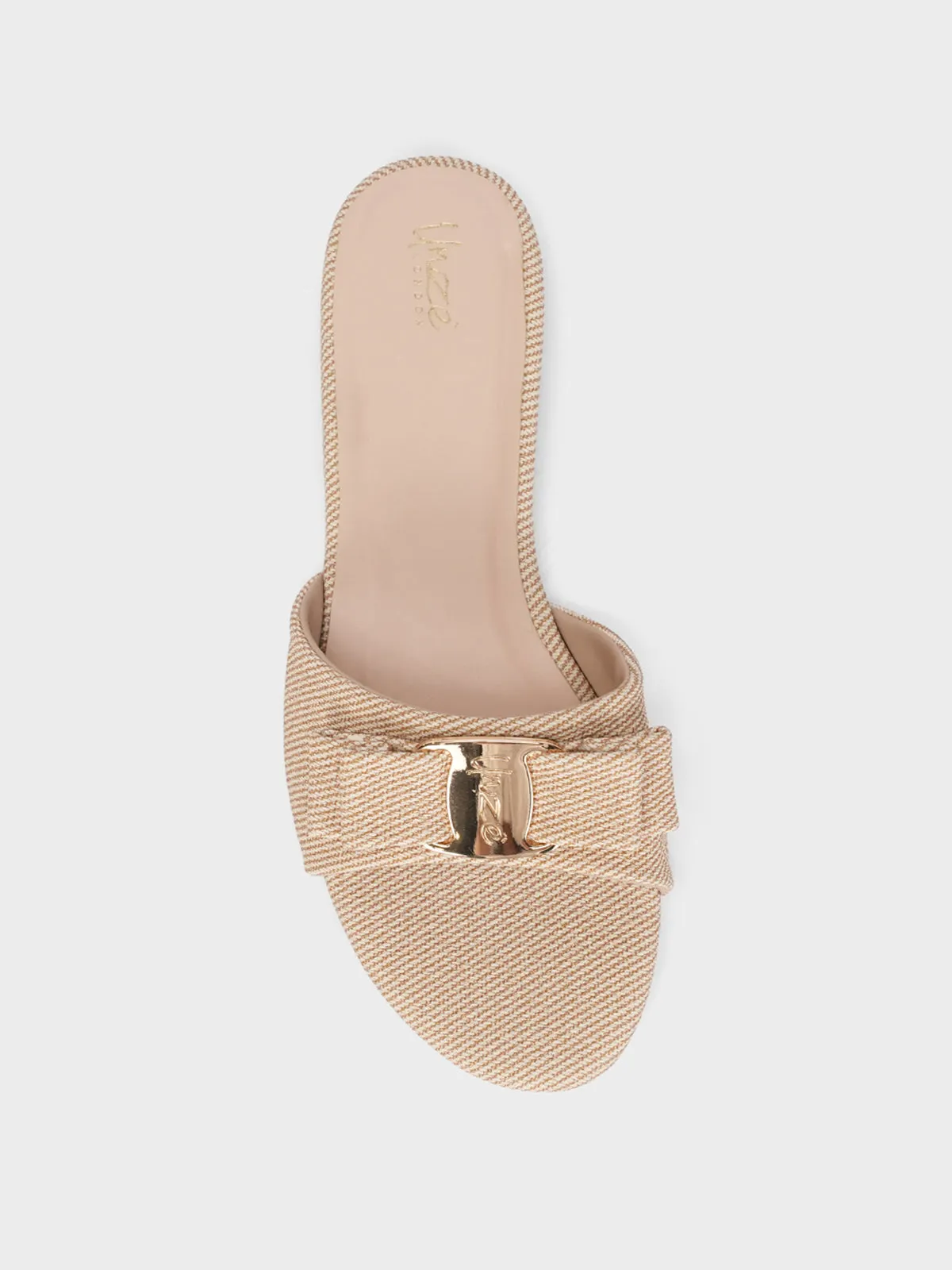Womens "VINCENT" Decorated Summer Slippers